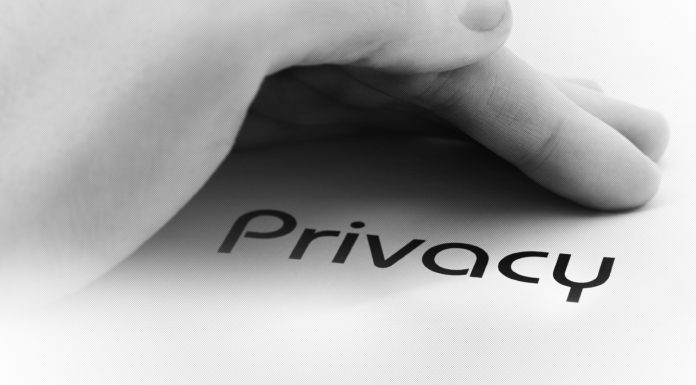 Hand protects sensitive data